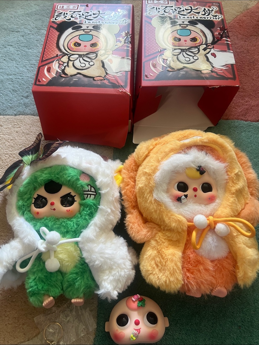I’m not a warrior Baby Three Bundle! 2 customized faces 1 blinky eyes